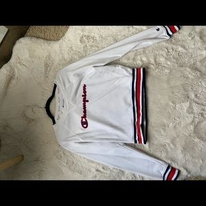 White Champion Crew Neck